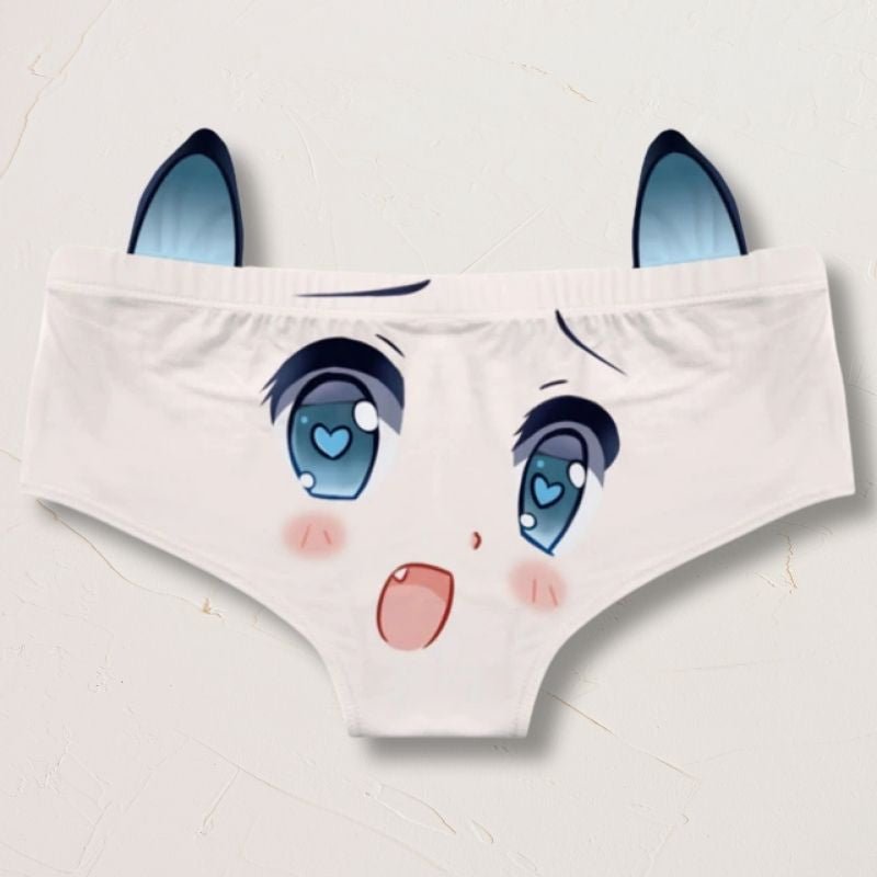 Anime Cat Panties (Pack of 3) - Super Kitty Cats - 46964387-a354-1-blue-l-1pc