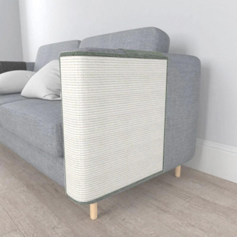 Anti-Cat Scratch Sofa/Furniture Protective Cover - Super Kitty Cats - 44245807-style2-green-left-china