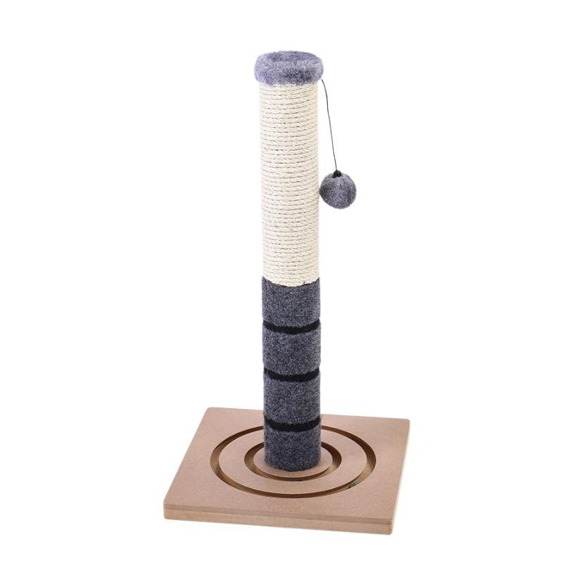 Basic Cat Scratching Post - Super Kitty Cats - 33006031-dgy-29-5x29-5x56-united-states