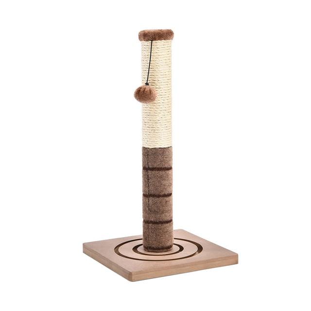 Basic Cat Scratching Post - Super Kitty Cats - 33006031-grey-29-5x29-5x56-united-states