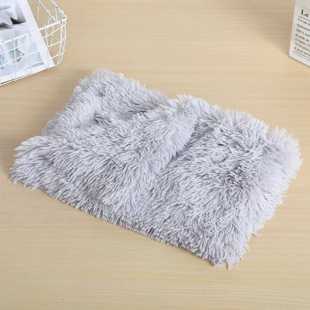 Calming Cat Blanket - Super Kitty Cats - 39587312-light-gray-100x75