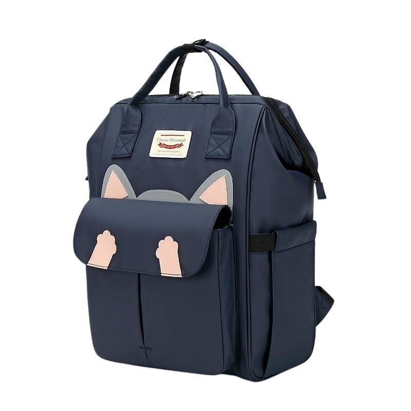 CAT-signer Waterproof Backpack - Super Kitty Cats - 39434222-navy-blue