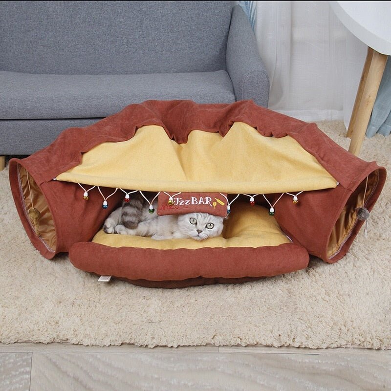 Cat Tunnel, Bed & Hammock - Super Kitty Cats - 14:1063#Red;5:200007658#125x26cm;200007763:201336100