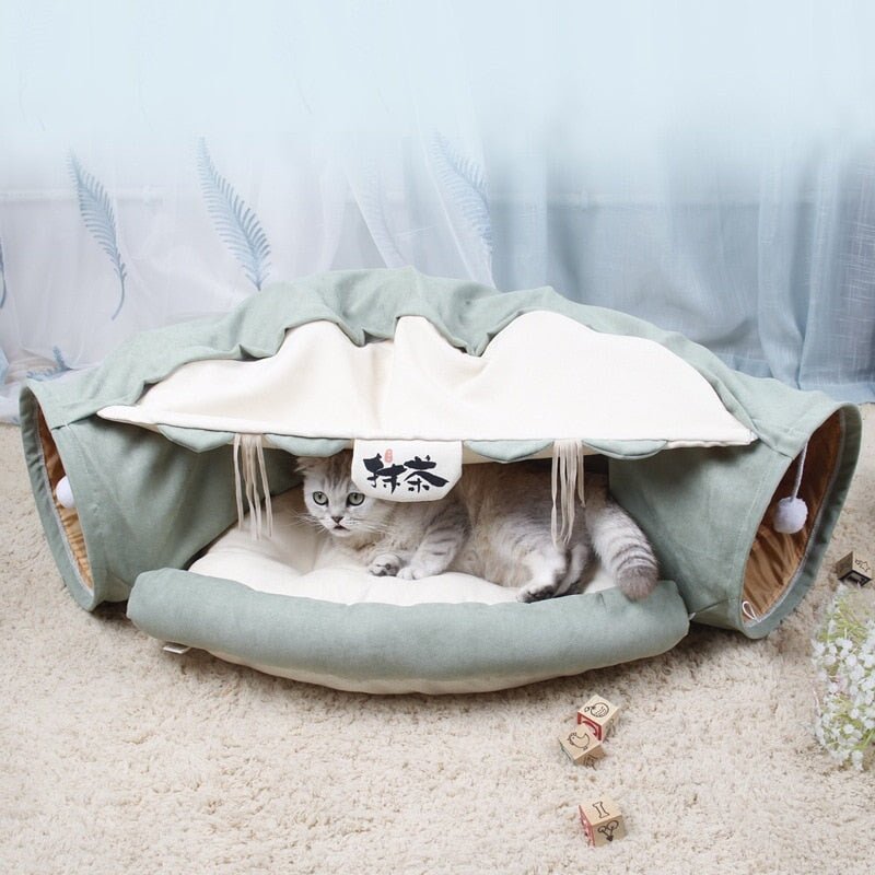 Cat Tunnel, Bed & Hammock - Super Kitty Cats - 14:29#Green;5:200007658#125x26cm;200007763:201336100