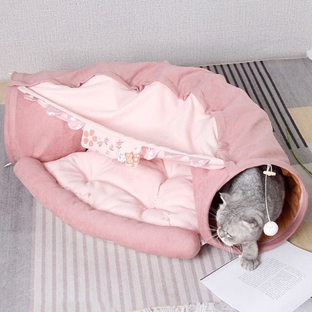 Cat Tunnel, Bed & Hammock - Super Kitty Cats - 14:77940916#Pink;5:200007658#125x26cm;200007763:201336100