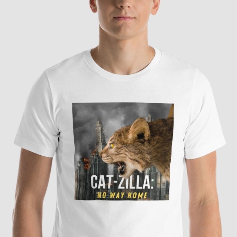 Catzilla No Way Home T-shirt - Super Kitty Cats - 9510258_4011