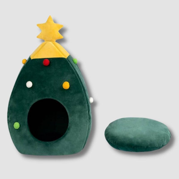 Christmas Tree Cat Bed Super Kitty Cats