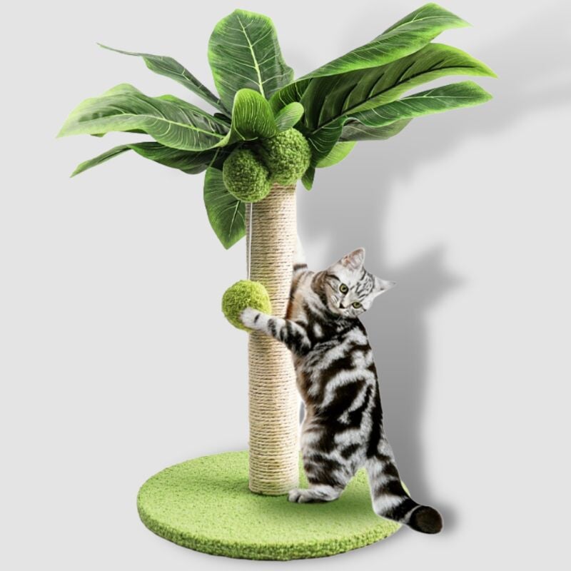 Coconut Tree Cat Scratching Post - Super Kitty Cats - 1005005034535806-Green S