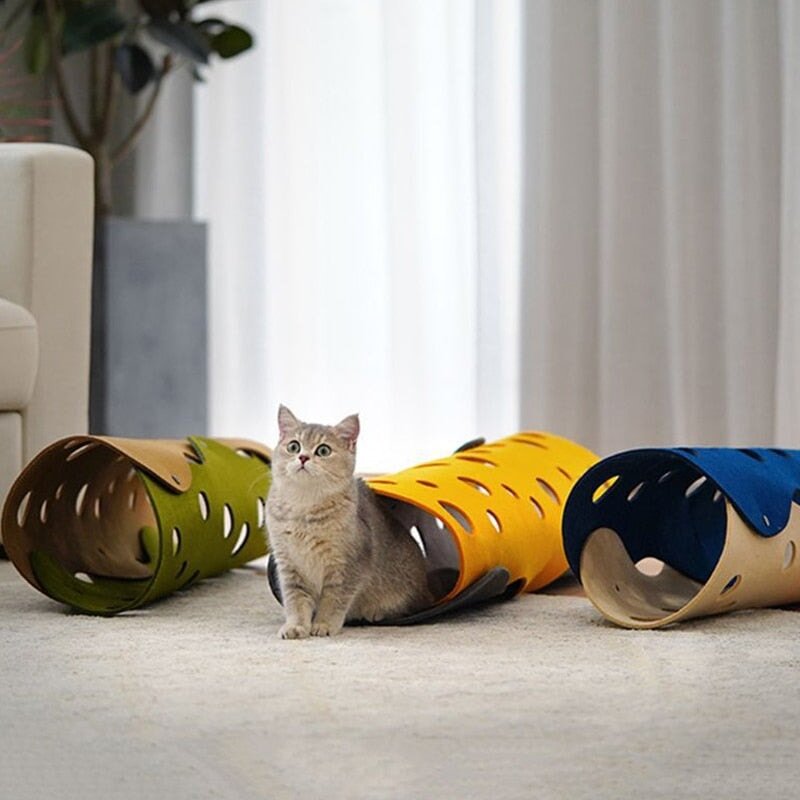 Collapsible Cat Tube Tunnel (Set of 4) - Super Kitty Cats - 1005004517876602-3mm Thick-3-1 PCS DIY Choose