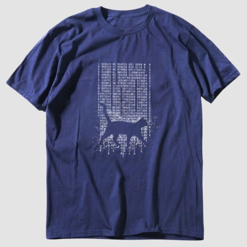 Cool Cat Matrix T-shirt - Super Kitty Cats - 35399874-ca0251s2-nav-xs