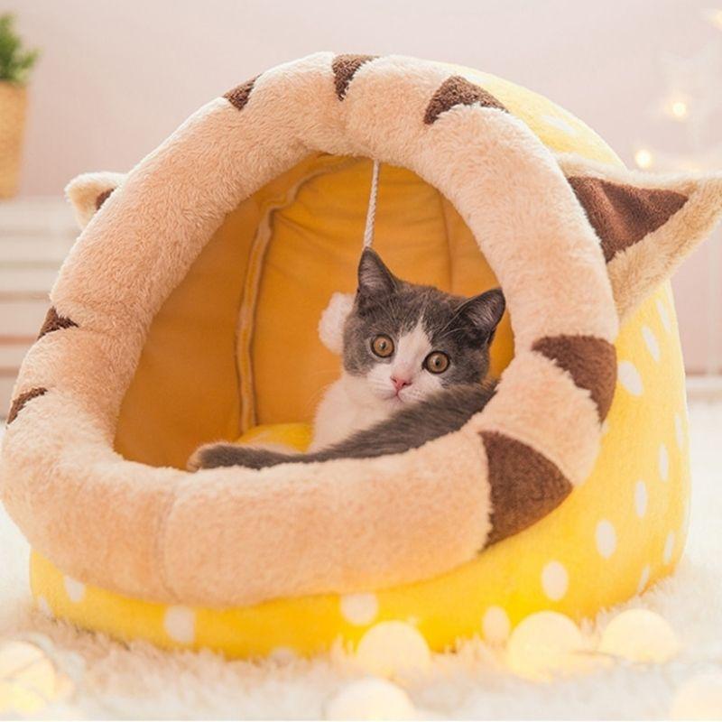 Cute Cat Cave Beds - Super Kitty Cats - 39438872-15-s