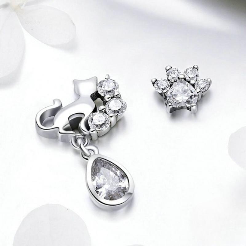Dazzling Kitty Cat Stud Earrings - Super Kitty Cats - 18683163