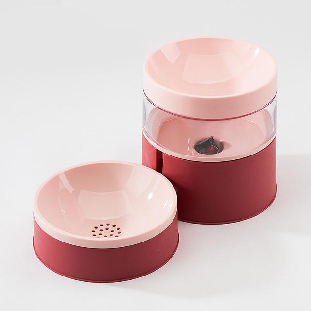 Dynamic Cat Feeding Station - Super Kitty Cats - 43927927-red-30x15-2x15cm