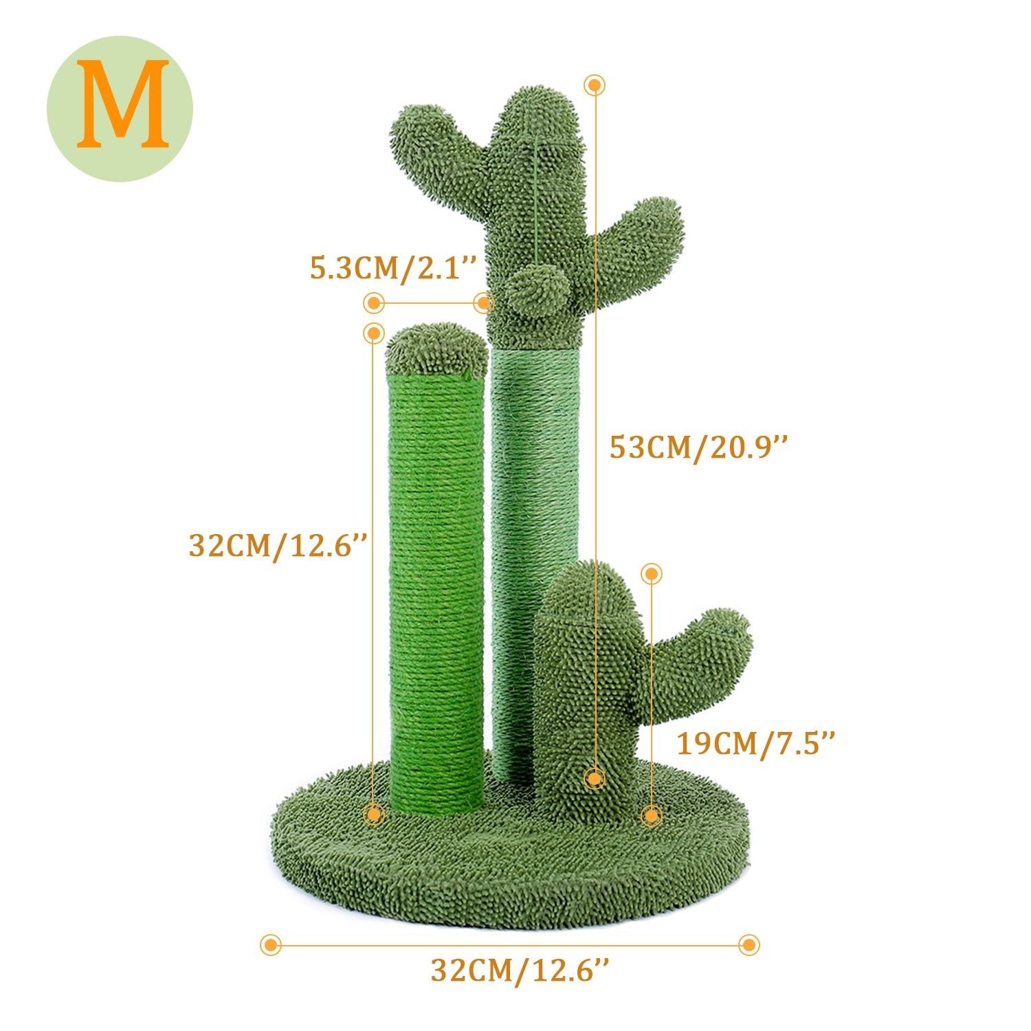 Elegant Cactus Scratcher - Super Kitty Cats - 39439411-amt0066bn-cactus-cat-tree-united-states