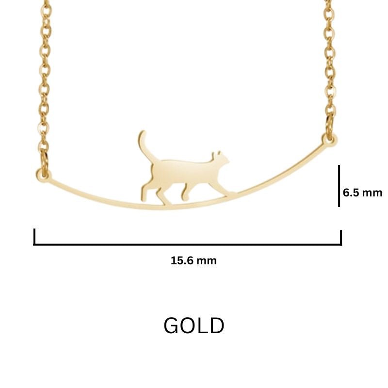 Elegant Cat Necklace - Super Kitty Cats - 1005002947233986-45cm-A Gold