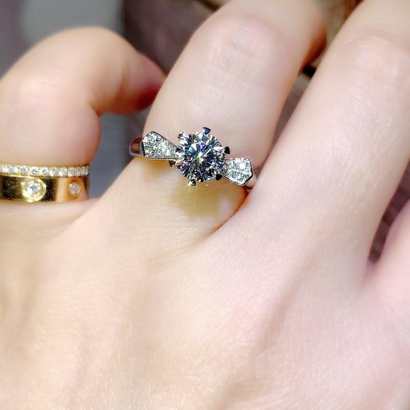 Exquisite Silver Cat Ear Ring - Super Kitty Cats - 42324107-resizable-white-china