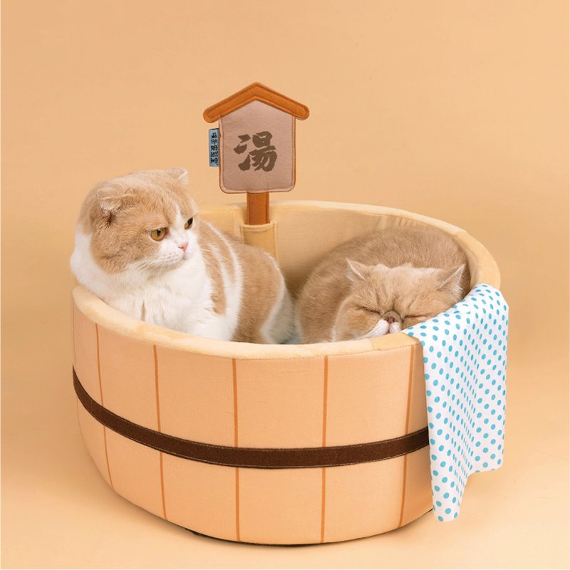 Japanese Style Cat Bed - Super Kitty Cats - 12000027174181688-pool bed-D45cmH20cm