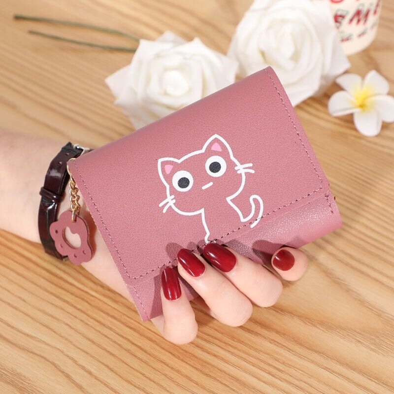 Kitty Cat Women's Wallet - Super Kitty Cats - 14:200000195#dark pink