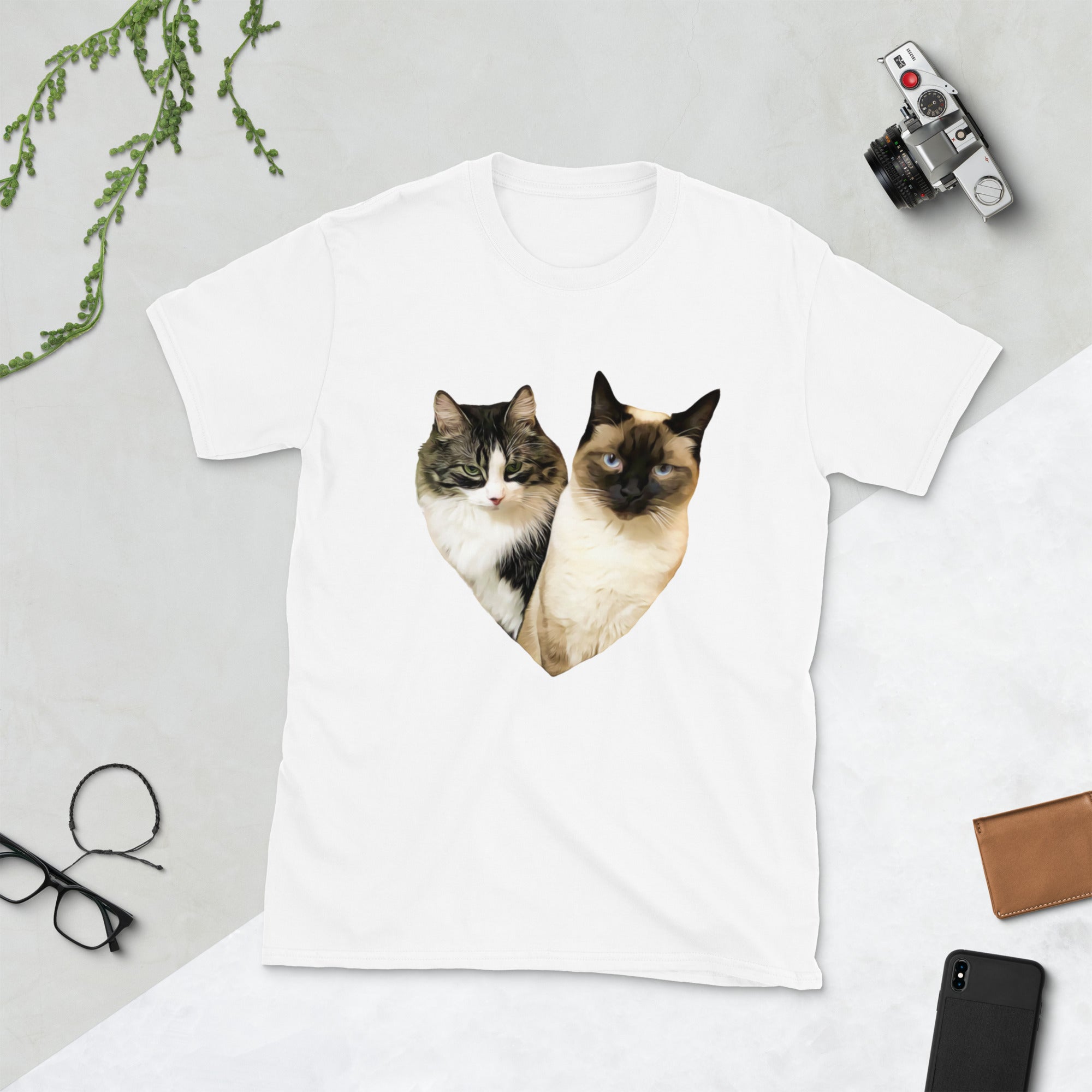 Love For Cats Unisex T-Shirt - Super Kitty Cats - 8579994_473