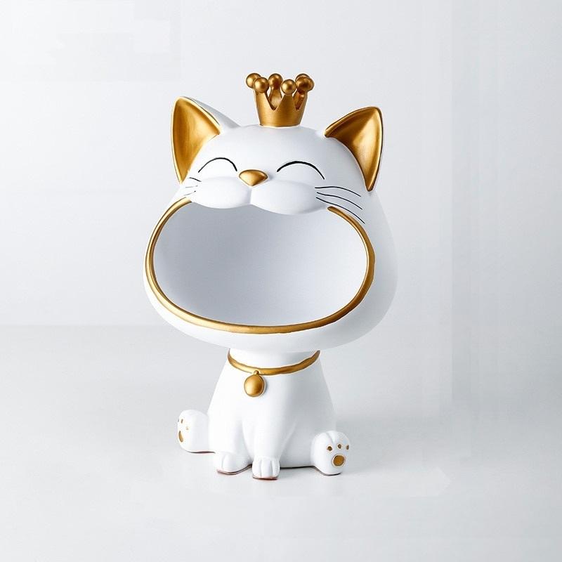 Lucky Cat Storage Decor - Super Kitty Cats - 42371325-white