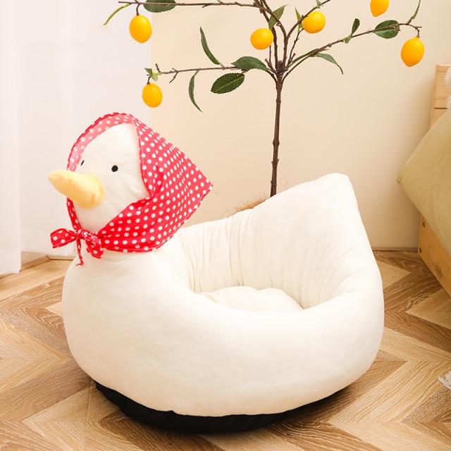 Mother Duck Cat Bed - Super Kitty Cats - 46287449-duck-40x35cm