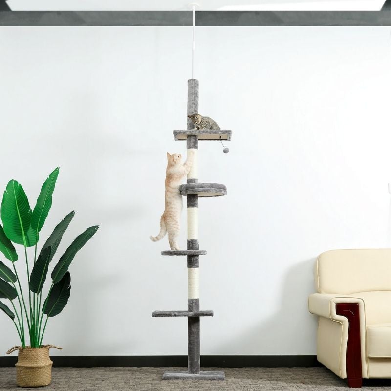 Tier floor to ceiling hotsell cat tree