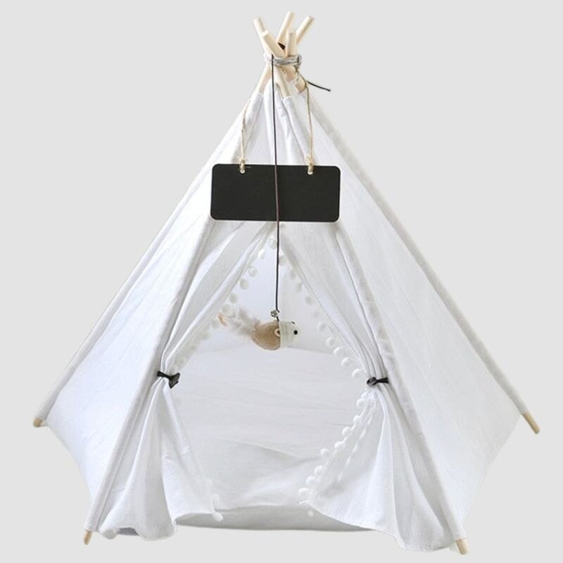 My Comfy Cat Tent - Super Kitty Cats - 14:200006152#White;5:361386#4-corner tent