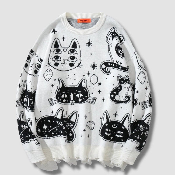 Mystical Cat Sweater Super Kitty Cats