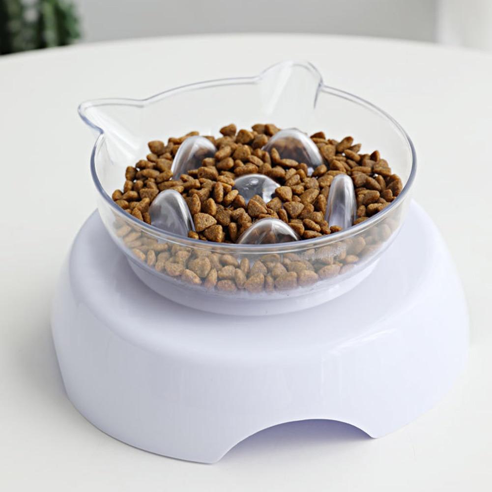 Orthopedic Slow Feeder Cat Bowl [Anti-Vomiting] - Super Kitty Cats - 30697179-h-china