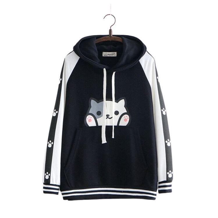 Paw-some Cat Hoodies - Super Kitty Cats - 27771535-black-one-size