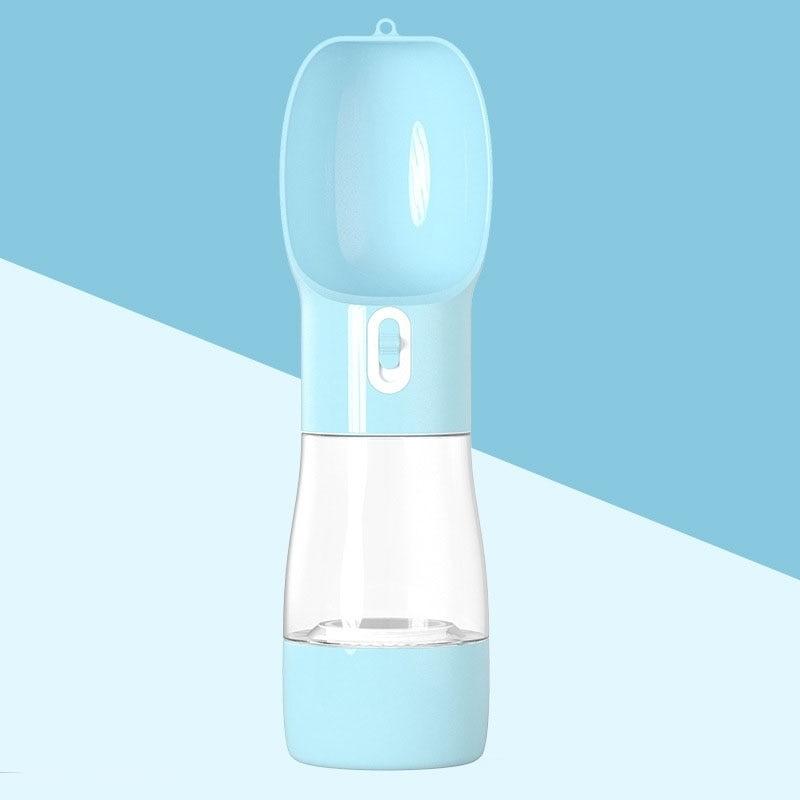 Portable Cat Water Bottle and Feeder - Super Kitty Cats - 14:10#Blue1;200007763:201336100