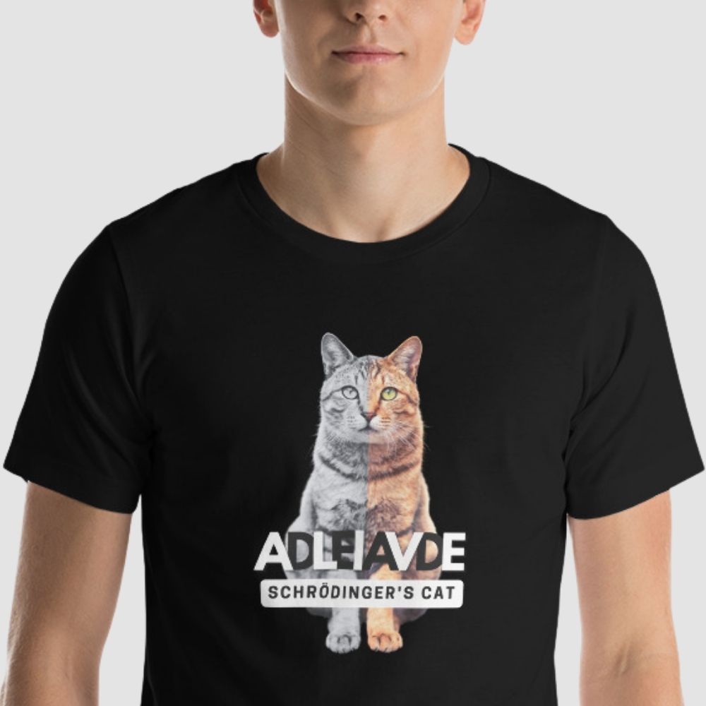 Schrodinger's Cat Graphic Men's T-shirt - Super Kitty Cats - 1932800_4016