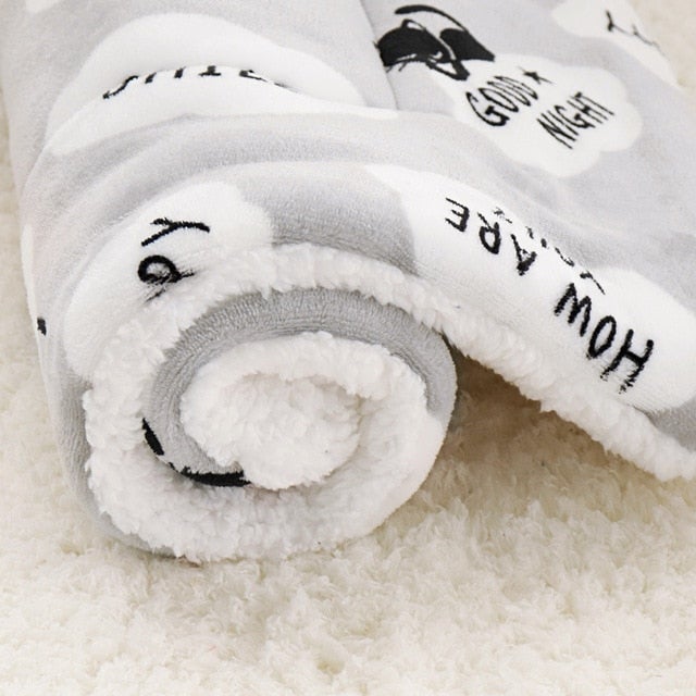 Snuggle Cat Blanket - Super Kitty Cats - 31333397-gray-40x55cm-china