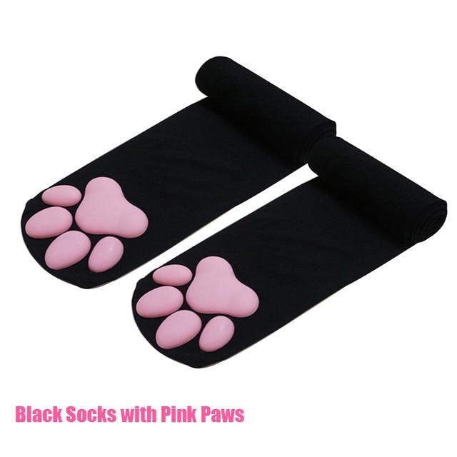 Squishy Cat Paw Socks - Super Kitty Cats - 42250817-bp