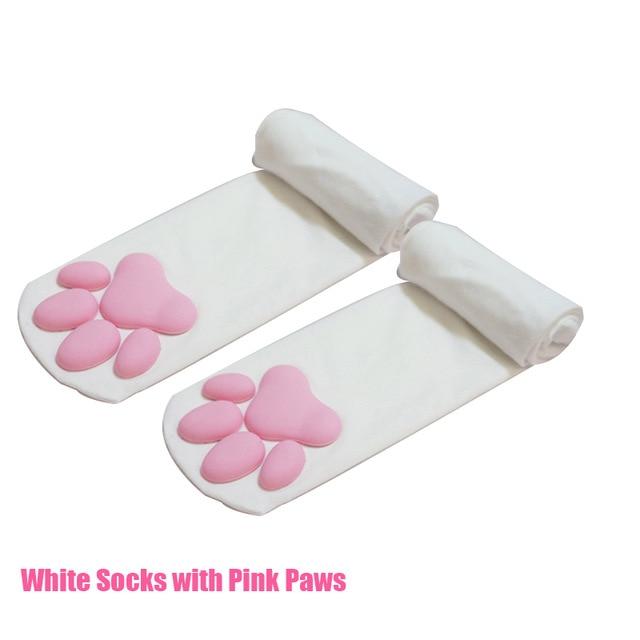 Squishy Cat Paw Socks - Super Kitty Cats - 42250817-wp