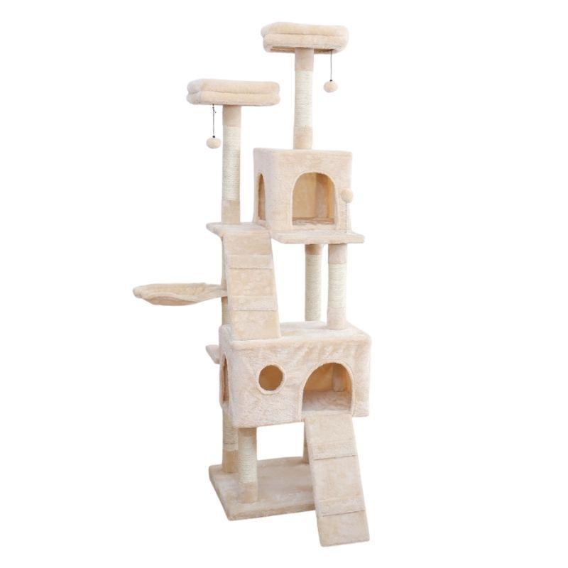 Super Cat Tower - Super Kitty Cats - 25087841-amt0042beige-m-france