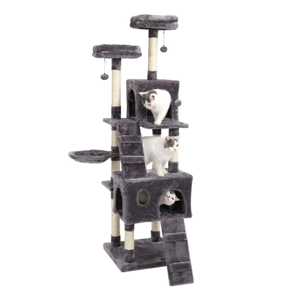 Super Cat Tower - Super Kitty Cats - 25087841-amt0042gray-m-france