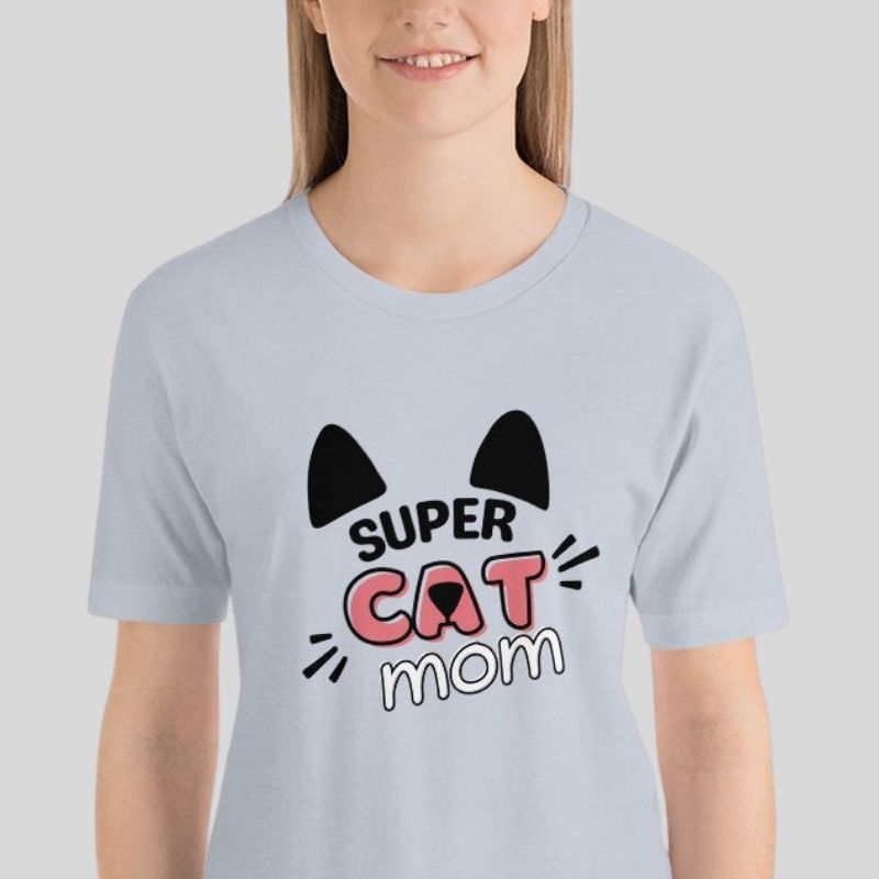 Super Kitty Cat Mom T-shirt - Super Kitty Cats - 2819435_4096