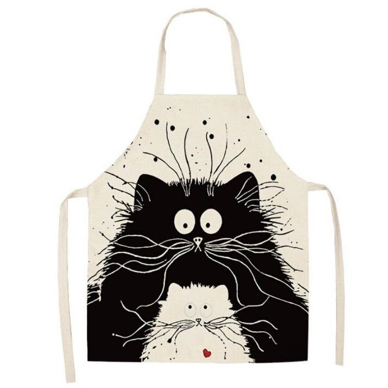 Super Kitty Cats Apron - Super Kitty Cats - 27187793-wq00291-adult-68x55cm