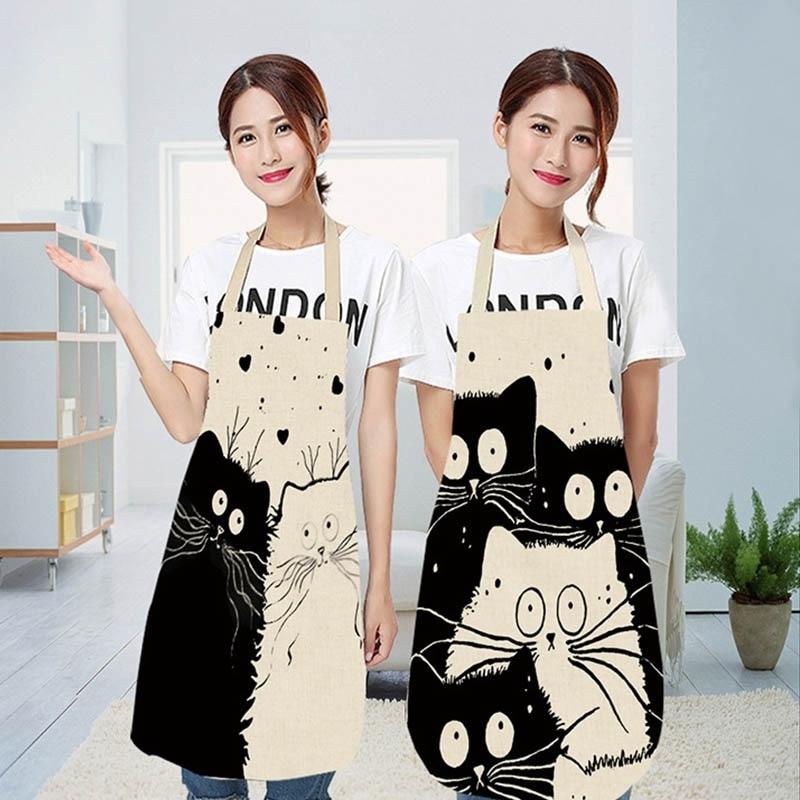 Super Kitty Cats Apron - Super Kitty Cats - 27187793-wq00291-adult-68x55cm