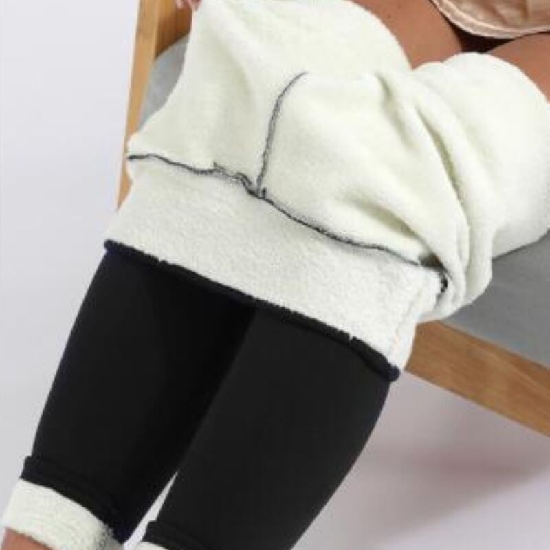 Super Warm Fleece Leggings - Super Kitty Cats - 1005004519120467-M-black leggings