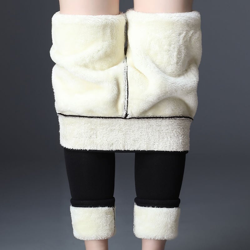 Super Warm Fleece Leggings - Super Kitty Cats - 1005004519120467-S-wine leggings