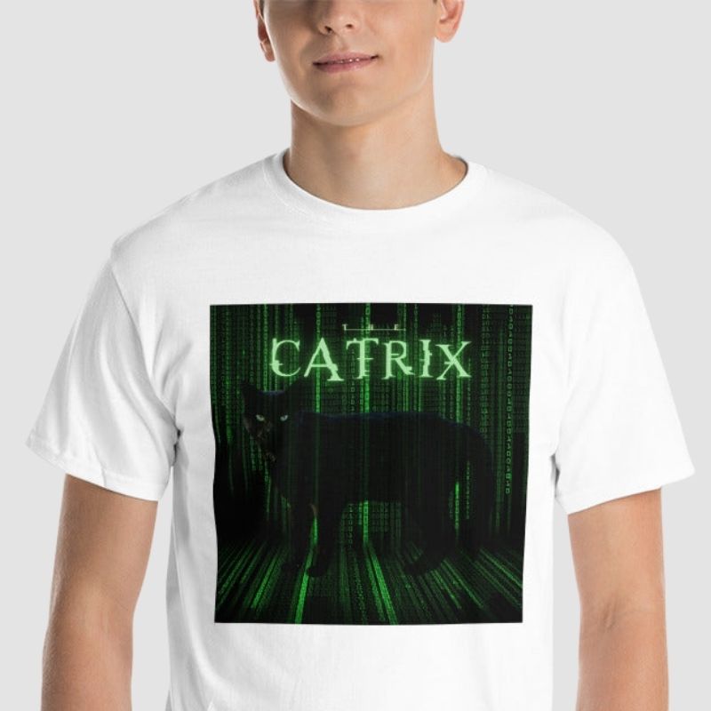 The Catrix Glitch T-shirt - Super Kitty Cats - 5938715_4011