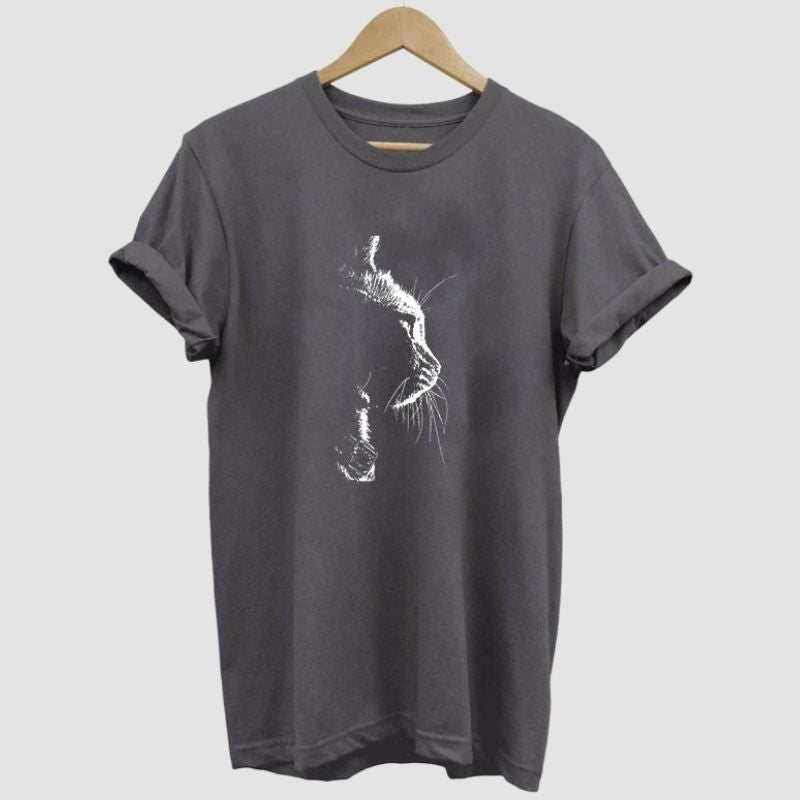 The Shadow Cat T-shirt - Super Kitty Cats - 36982594-ca0244-ts-m