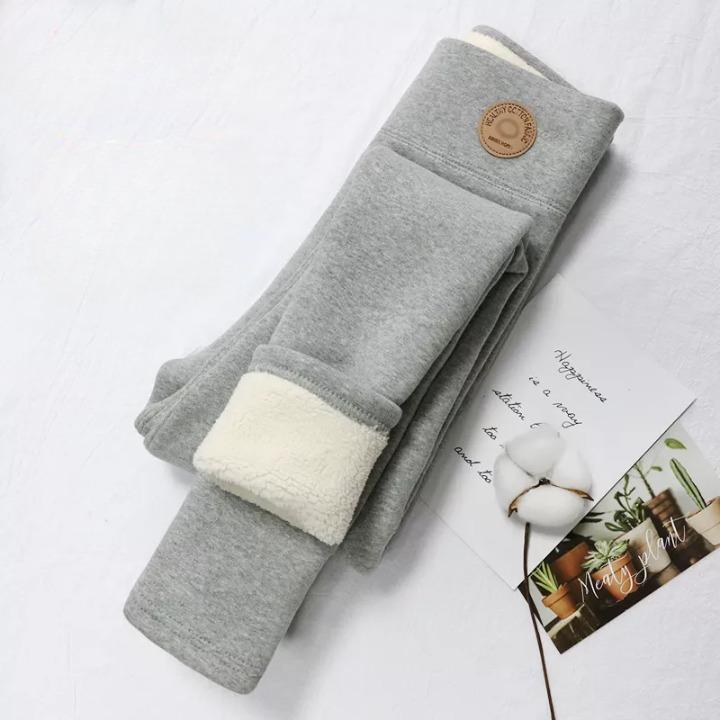 Warm Winter Cat Leggings - Super Kitty Cats - 47439041-gray-400g-s