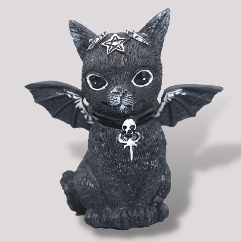Wizard Black Magic Cat Figurine - Super Kitty Cats - 14:200006151#Cat 1
